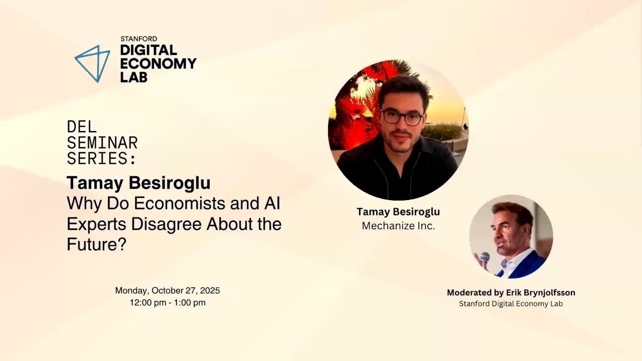 Tamay Besiroglu: Why Economists and AI Experts Disagree About the Future