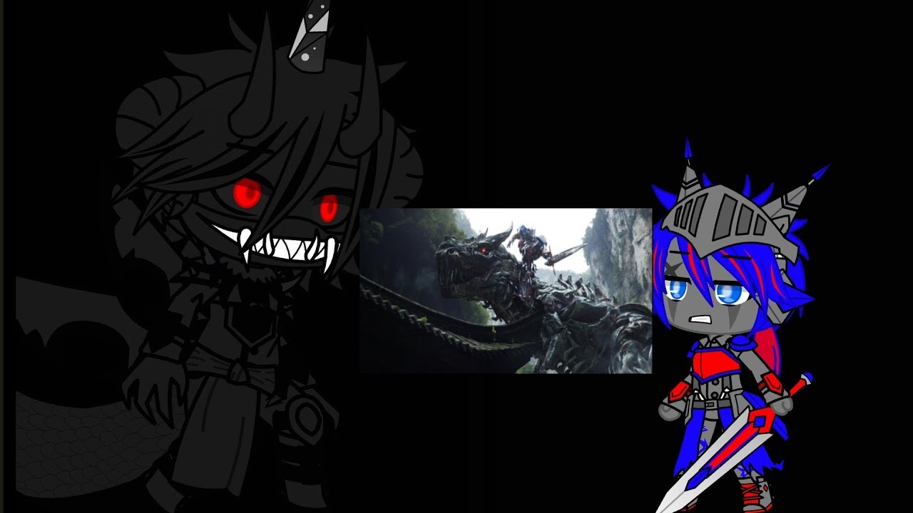 Dinos react to Optimus Prime vs Grimlock