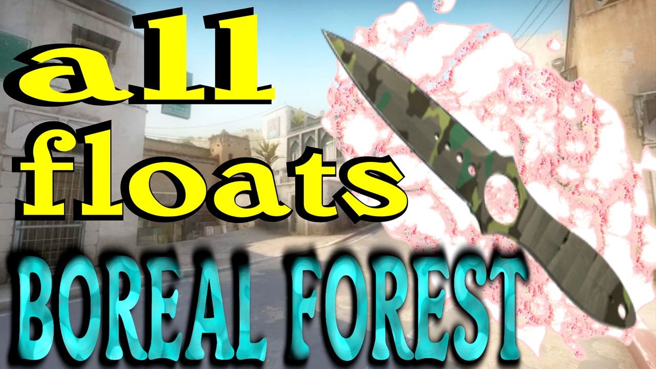 ★ CS2 Skeleton Knife | Boreal Forest all floats Knife In-Game #counterstrike