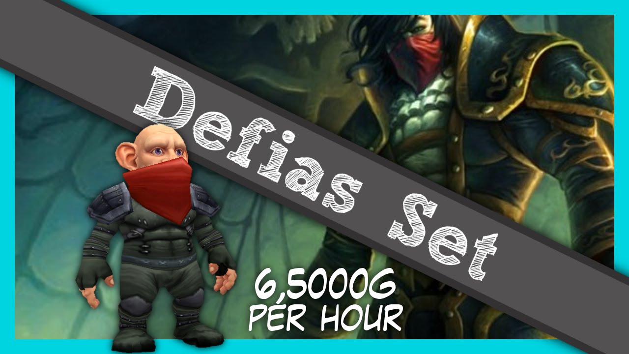 Blackened Defias Leather Set - Items worth 6,500G/hr