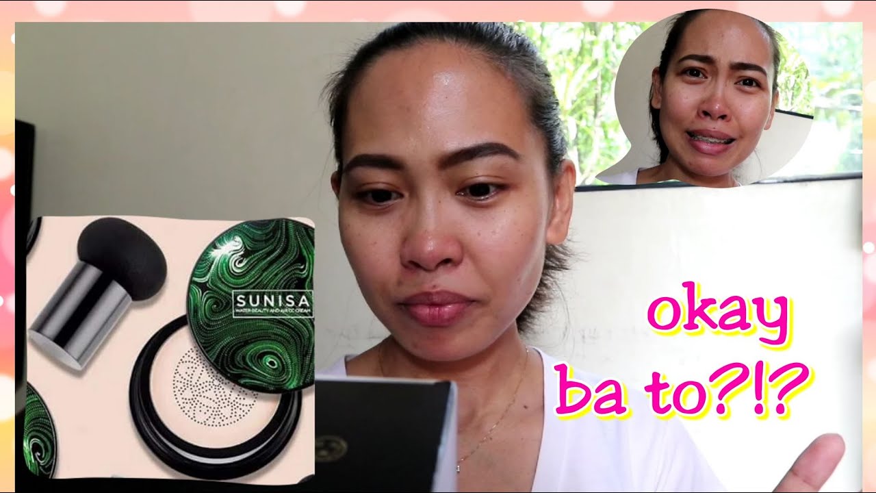 SUNISA WATER BEAUTY AIR CUSHION CC CREAM MUSHROOM HEAD/ Product Review and Wear Test - Au iC