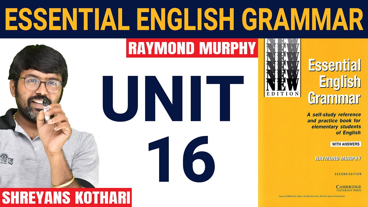 Raymond Murphy - Essential English Grammar | Present Continuous Practice Set (Unit 16)