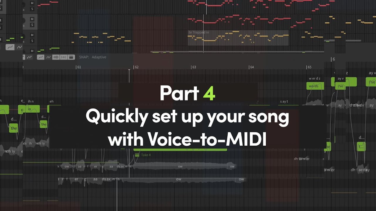 Synthesizer V Studio English Tutorial, Pt. 4 - Setting up Your Song with Voice-to-MIDI