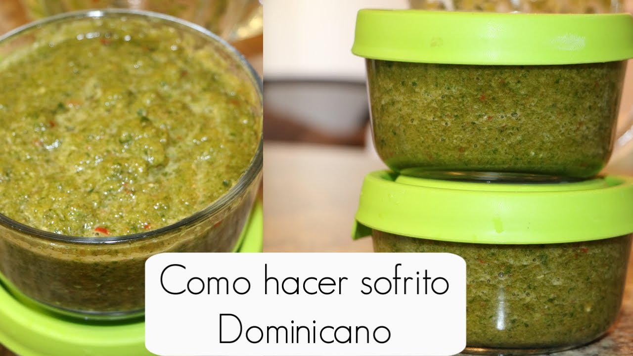 Como hacer sofrito Dominicano | facil y rapido Ros Emely