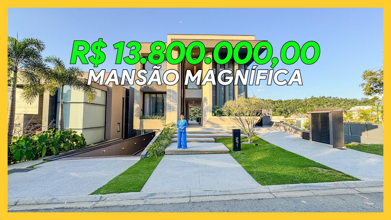 MANSÃO MAGNÍFICA PORTEIRA FECHADA POR R$ 13.800.000,00