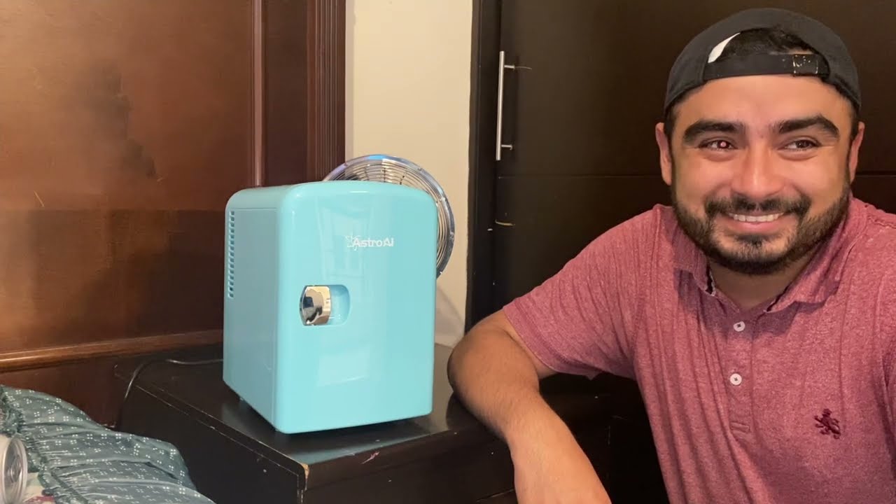 Prueba a Mini Refrigerador o Mini Nevera. Nevera de 6 latas