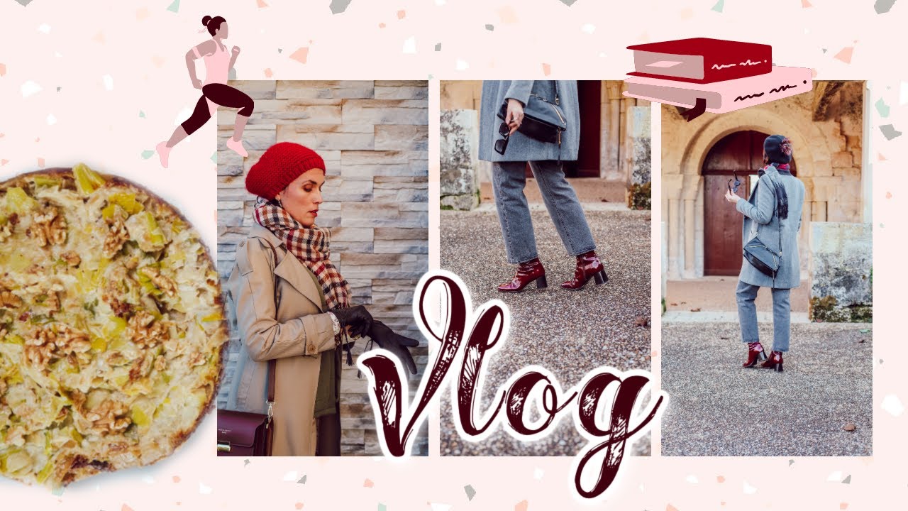 VLOG - recette tatin poireaux, lectures, préparation semi-marathon