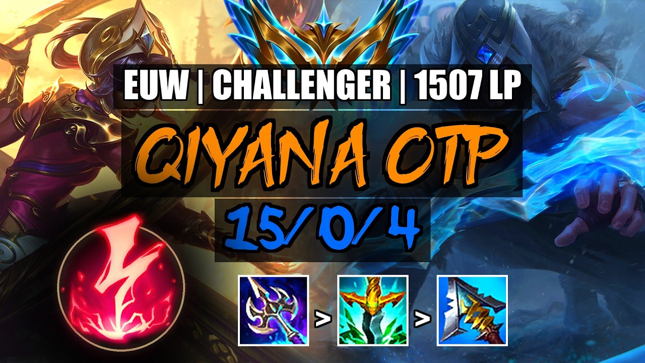 Qiyana OTP vs Sylas Mid 15/0/4 💎 Perfect Game | EUW Challenger 1507LP