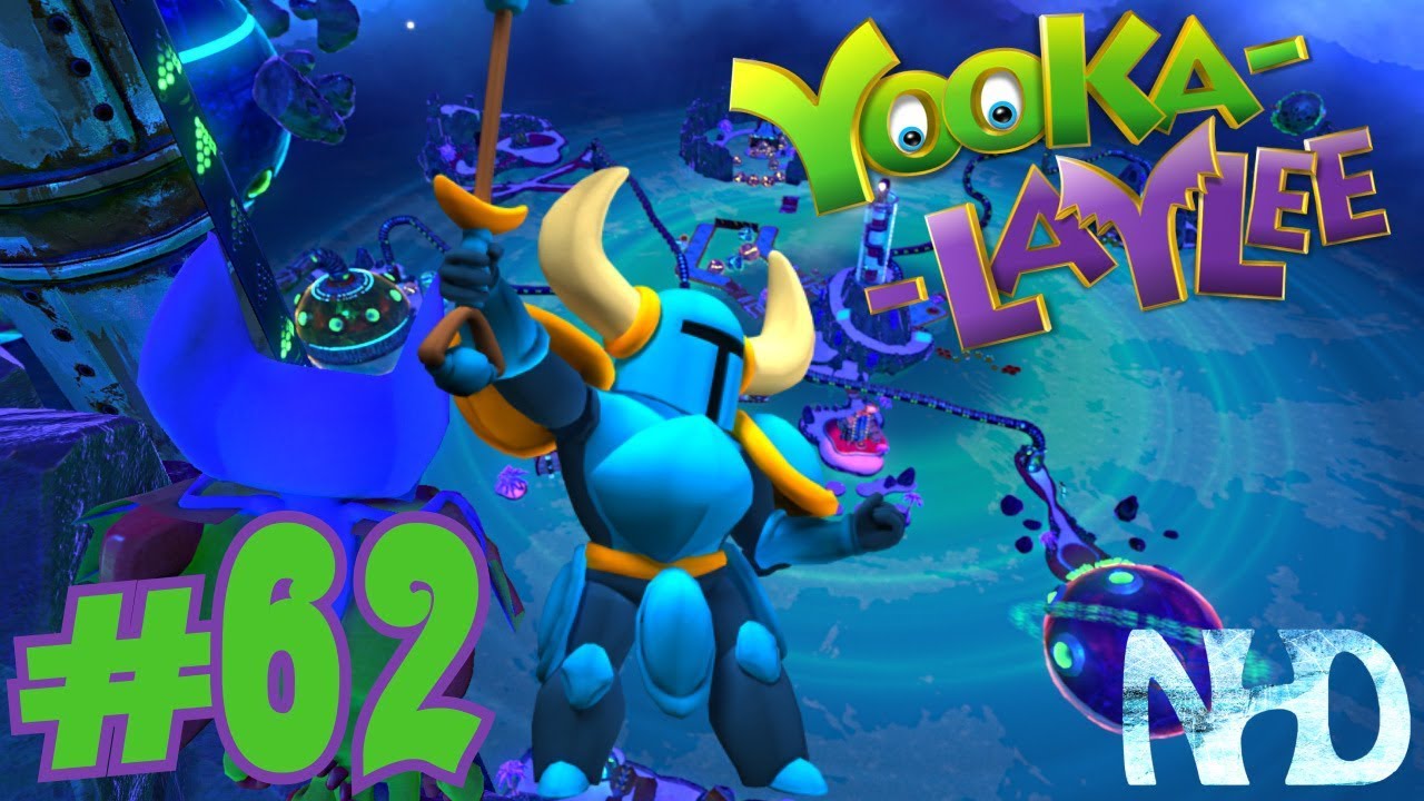 Let's Play Yooka-Laylee (pt62) Galleon Galaxy - Shovel Knight / The Pigs