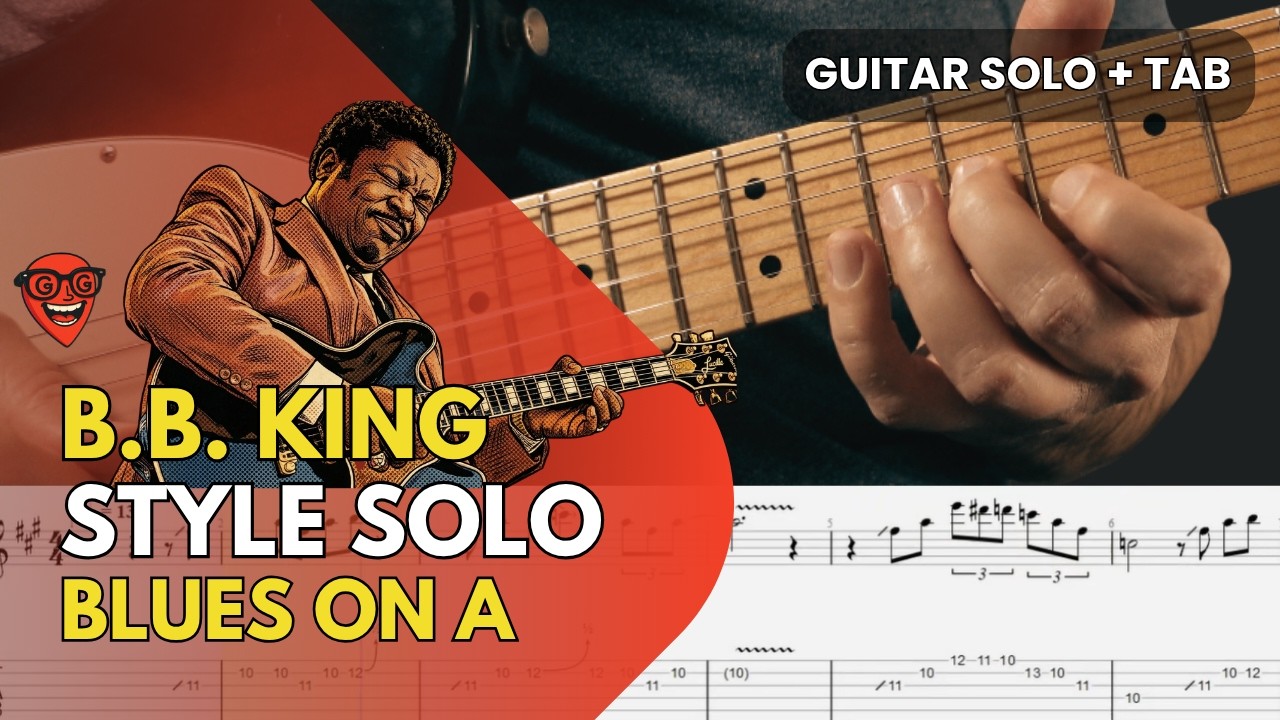 B.B. King Style Solo - Blues on A (with TAB)