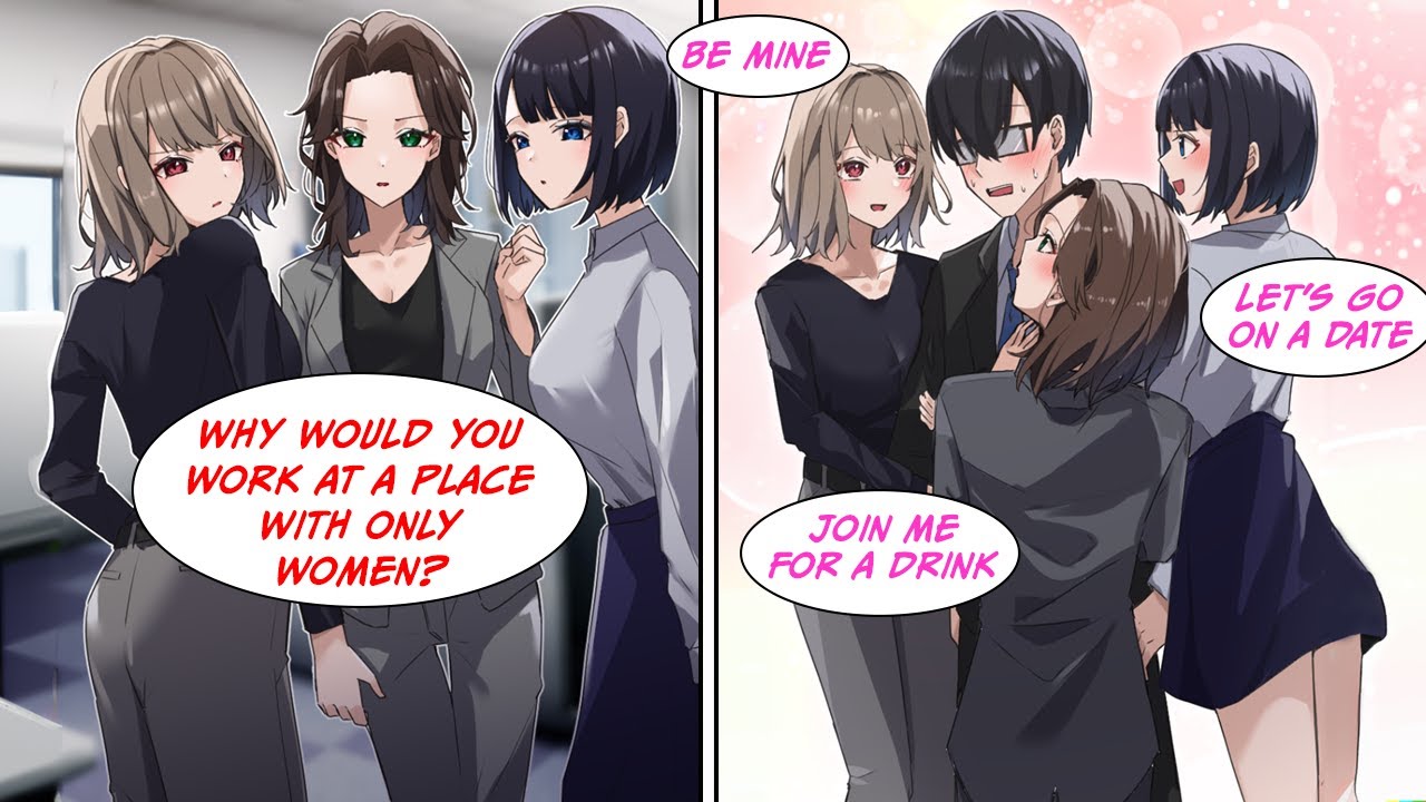 [Manga Dub] An introvert gets transferred to the division with only women... [RomCom]