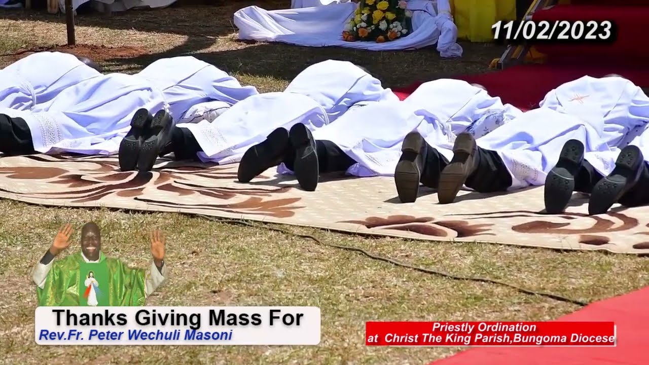 PRIESTLY ORDINATION & 1st HOLY EUCHARIST CELEBRATION OF REV.FR PETER WECHULI MASONI: video part 1