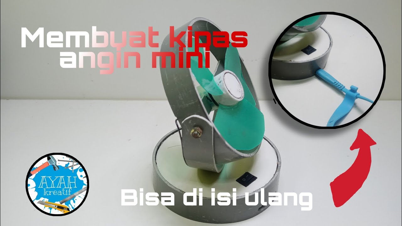 Membuat kipas angin mini portable