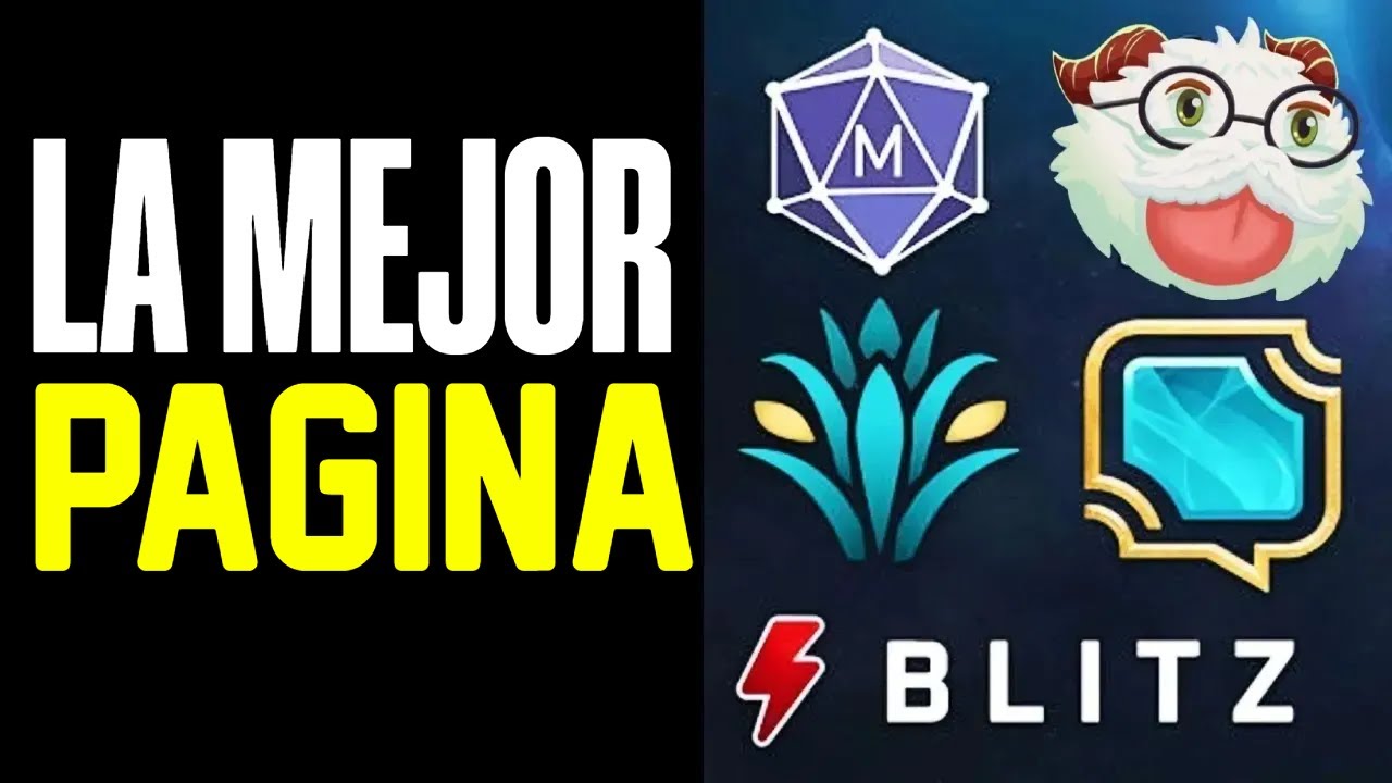 La MEJOR PÁGINA de ESTADISTICAS que utilizo para League of legens