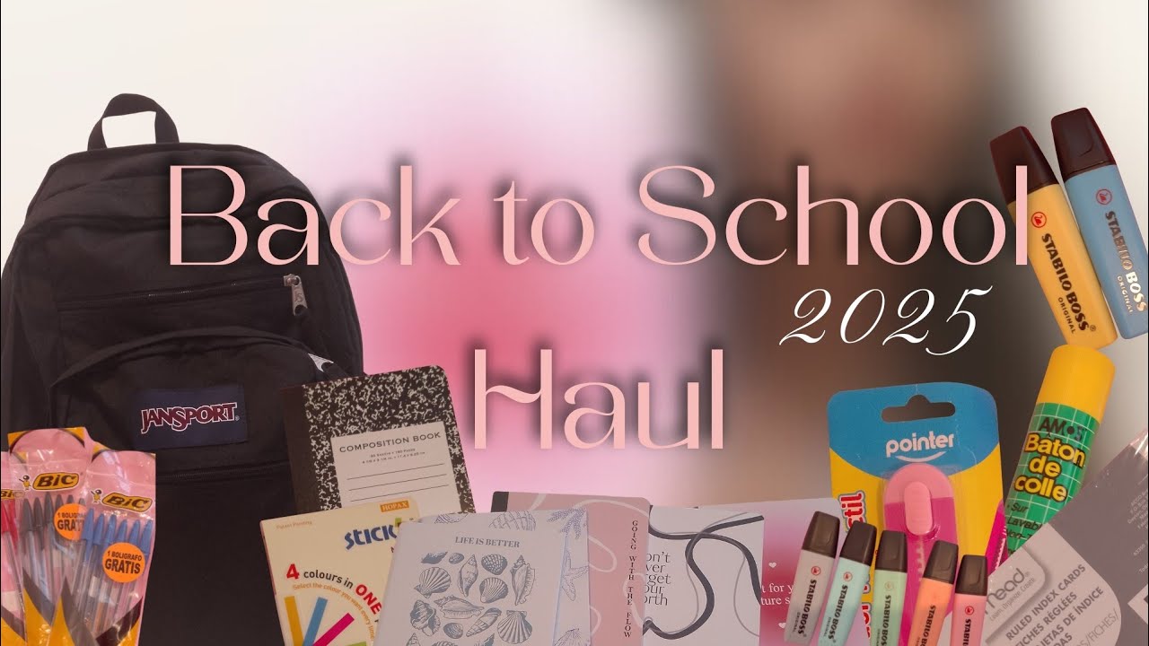 Haul de útiles escolares 2025 📖 | Camila Reyes 🌸✨
