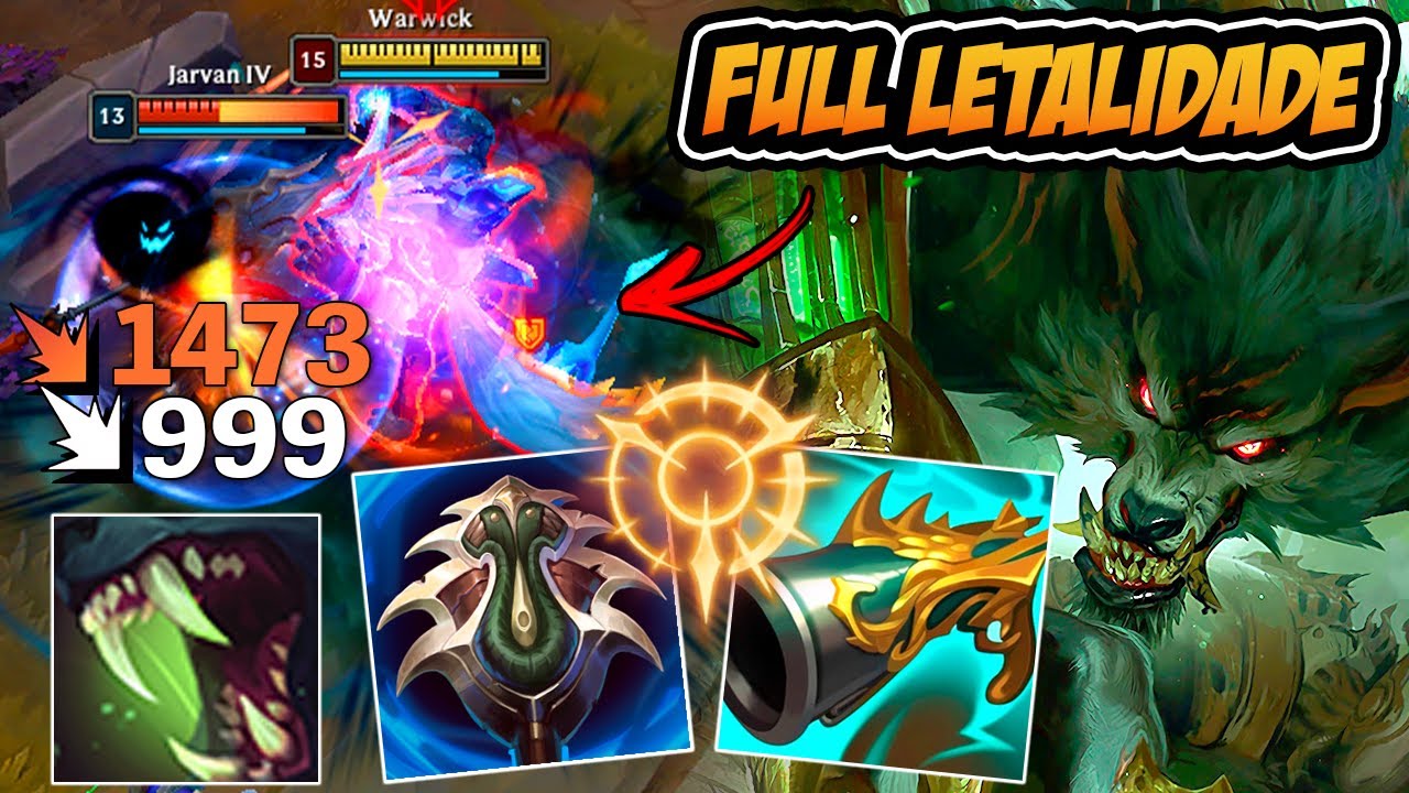 ESSE É O PODER SECRETO DO WARWICK BUILD FULL LETALIDADE NA JUNGLE
