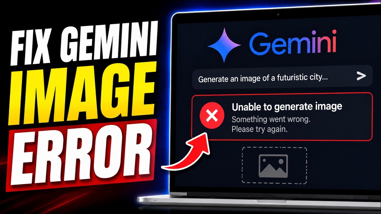 How to Fix Gemini Not Generating Images(2026)