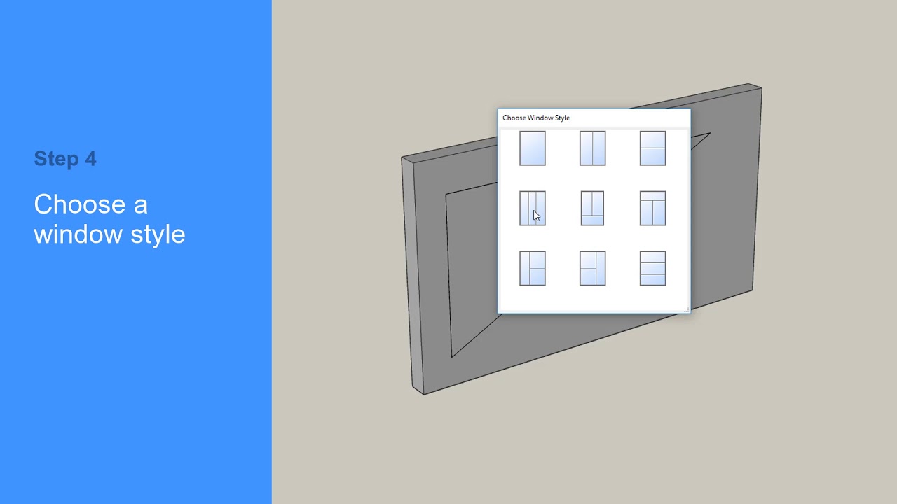 BricsCAD Shape Grundlagen: Fenster mit Sonderformen