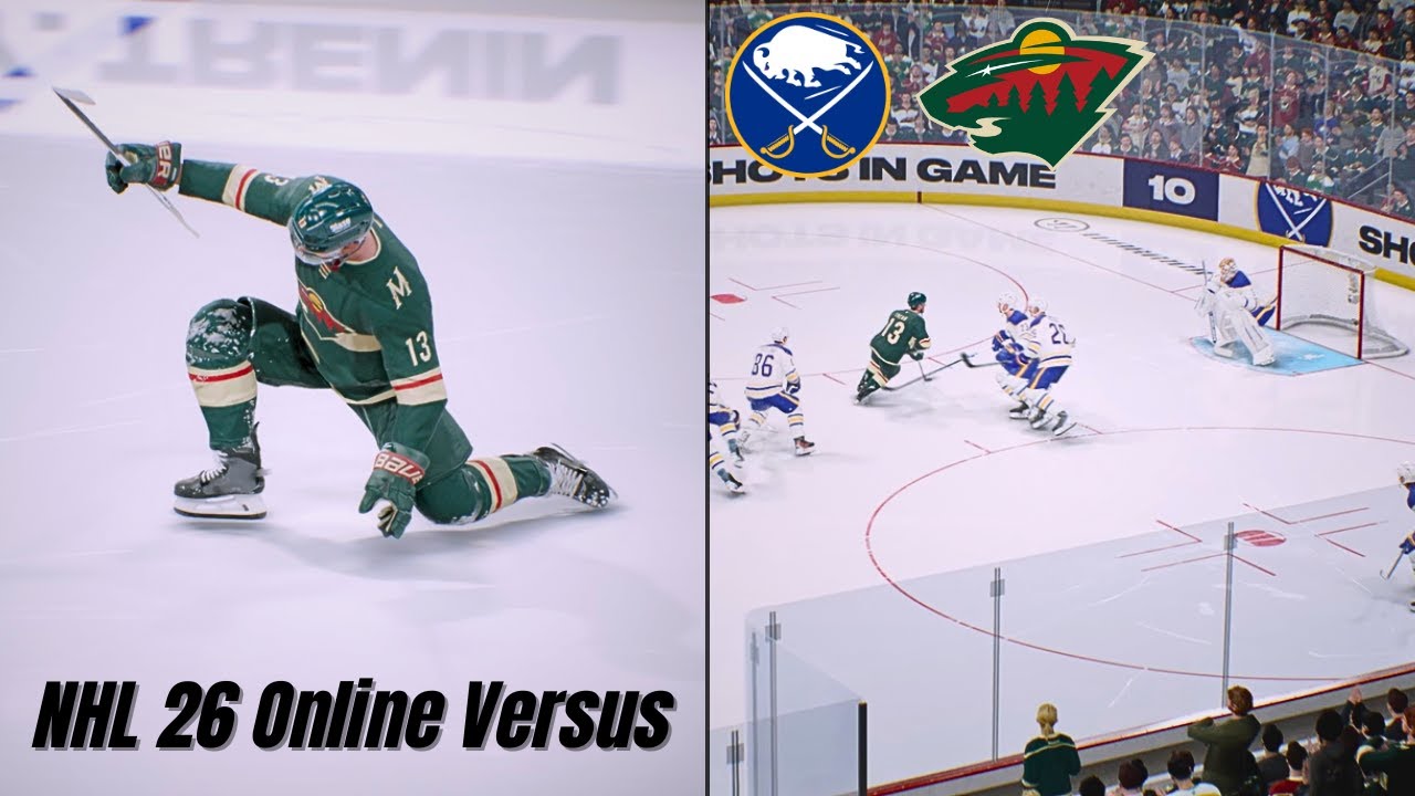 NHL 26 - The Most Wildest Game Ever! | Sabres vs. Wild | Online Versus | PS5
