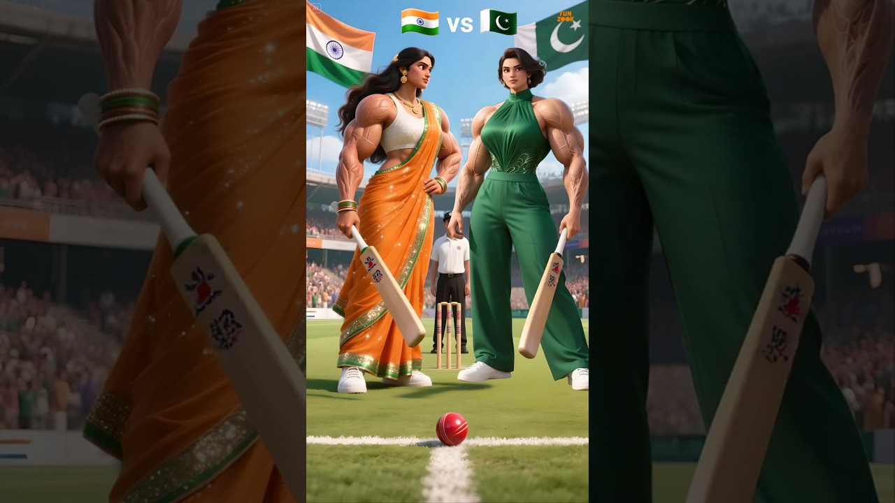 AI Cricket Final: India vs Pakistan Women's Match (Fictional) #ai #india #pakistan