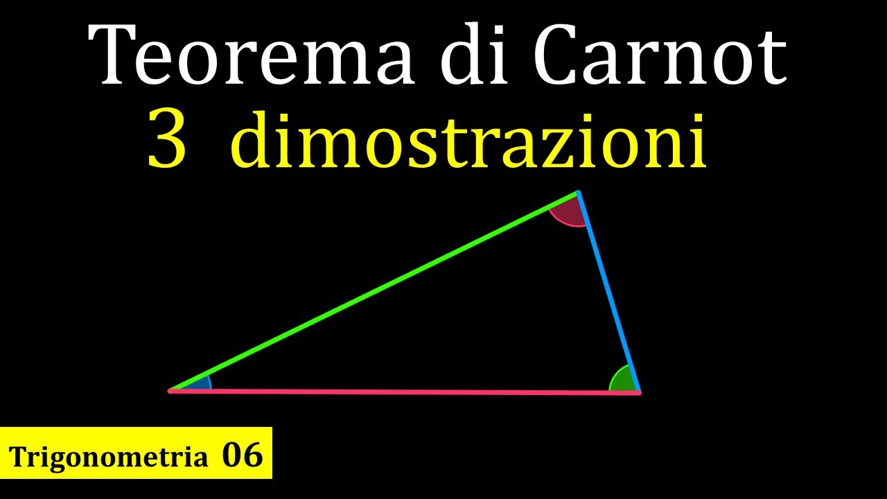 Il Teorema di Carnot, tre belle dimostrazioni