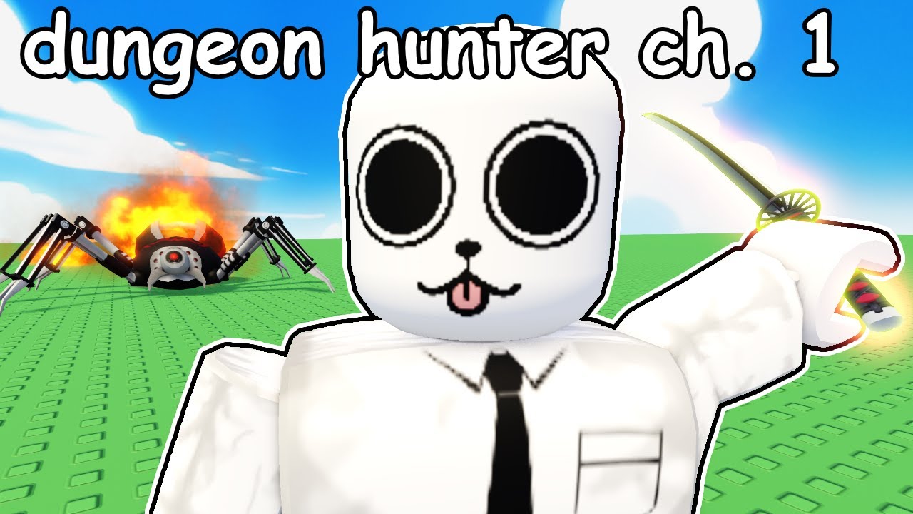 Я ПРОЙДЁМ первую главу Dungeon Hunters в Roblox.