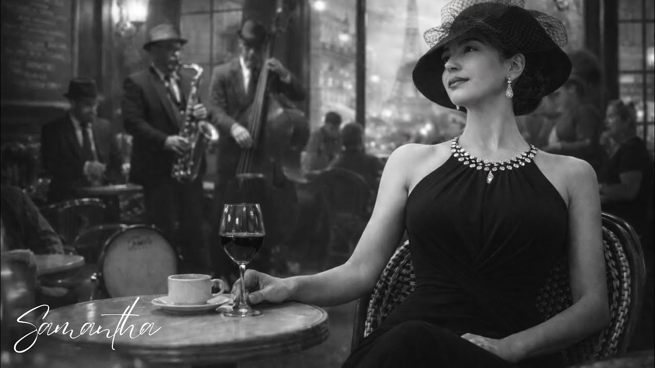 1930s Paris Street Jazz 🎷 Just Jazz and Rain(Original Music) | DJ Samantha(Sama) ♣️♥️