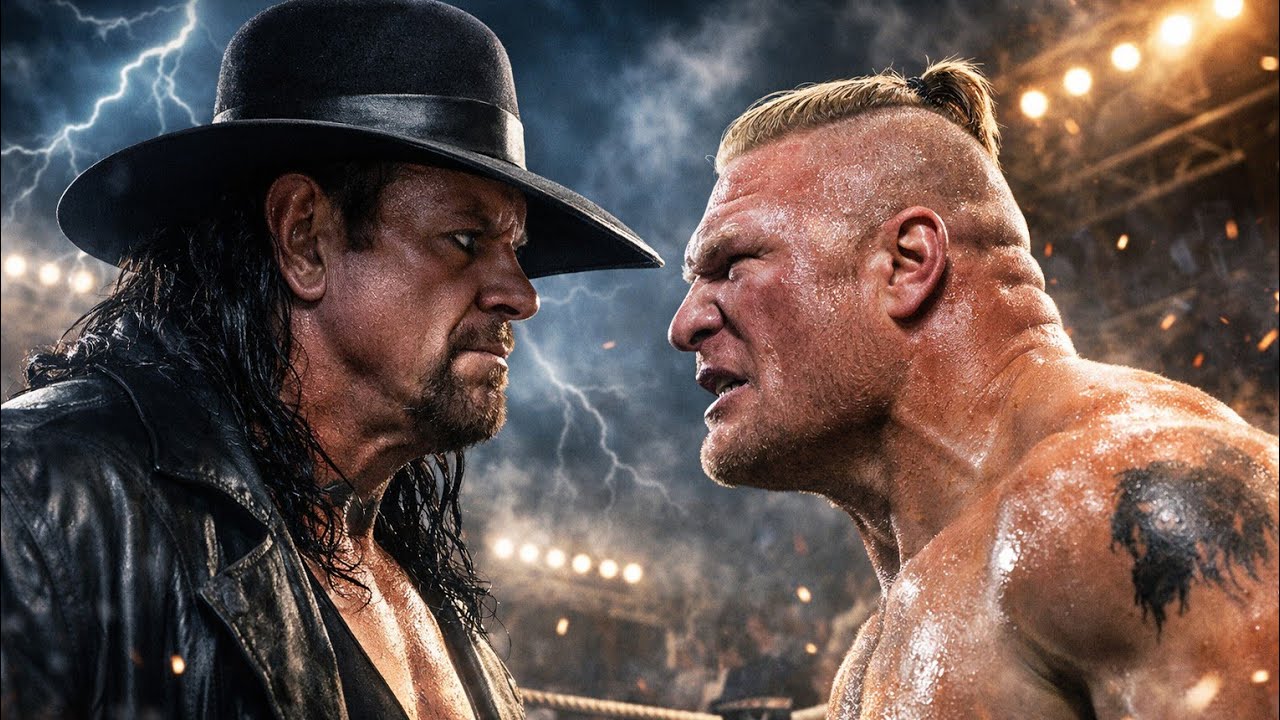 Undertaker vs Brock Lesnar – WWE Championship WAR! 💀🔥