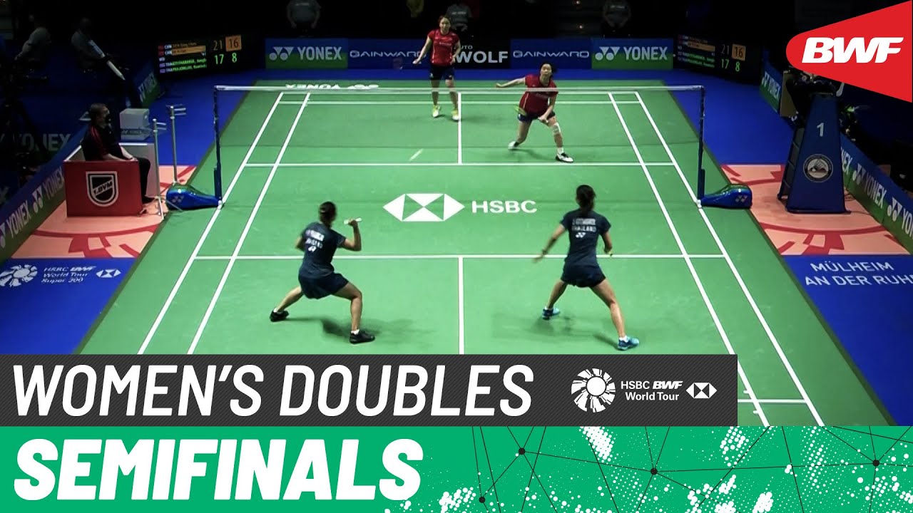 YONEX GAINWARD German Open 2022 | Chen/Jia (CHN) [1] vs Kititharakul/Prajongjai (THA) [6] | SF