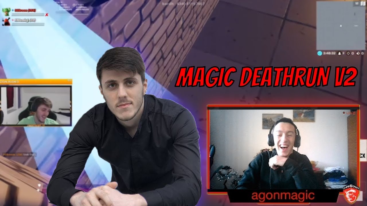 REAGIMET E MAGIC DEATHRUN V2!!! | Fortnite SHQIP | Agon Gashi