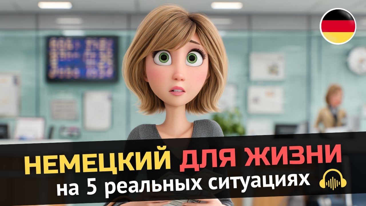 Учись Понимать Немецкий в Реальных ситуациях! 5 историй | B1-B2