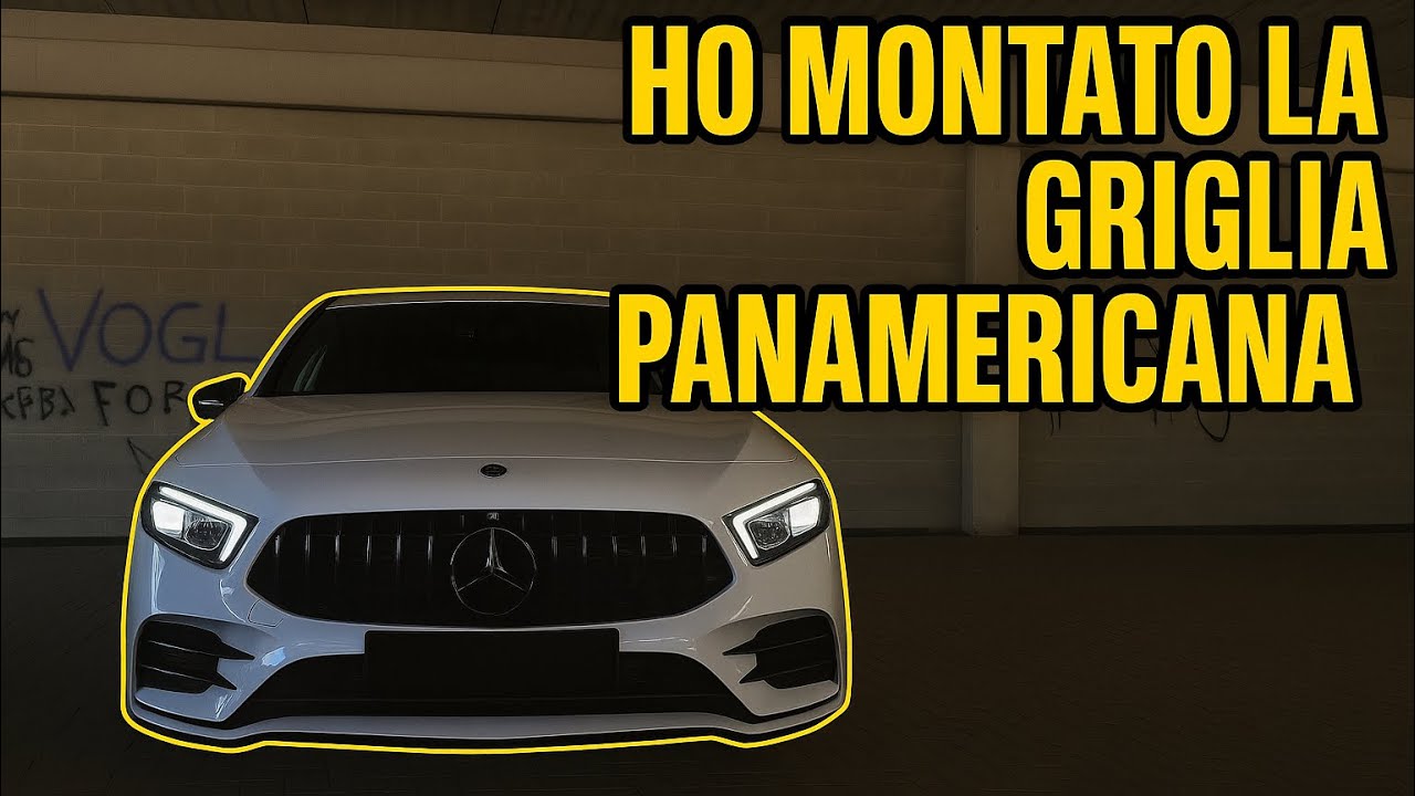 Mercedes Classe A: Installazione Griglia Panamericana – LOOK Da AMG Garantito! 