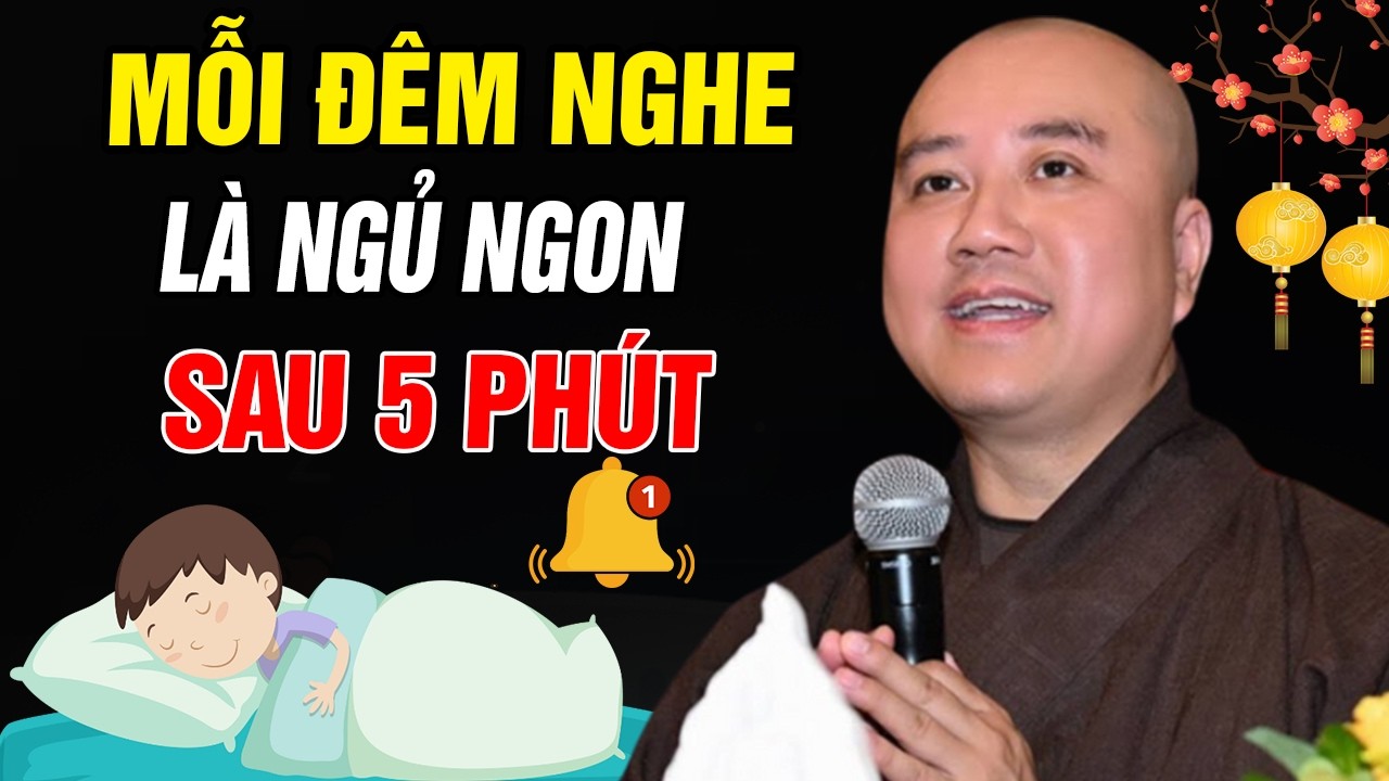 🔴Ai Trằn Trọc Khó Ngủ, Mở Nghe Bài Giảng Này Liền Ngủ Ngon Giấc | Thầy Thích Pháp Hòa #Live