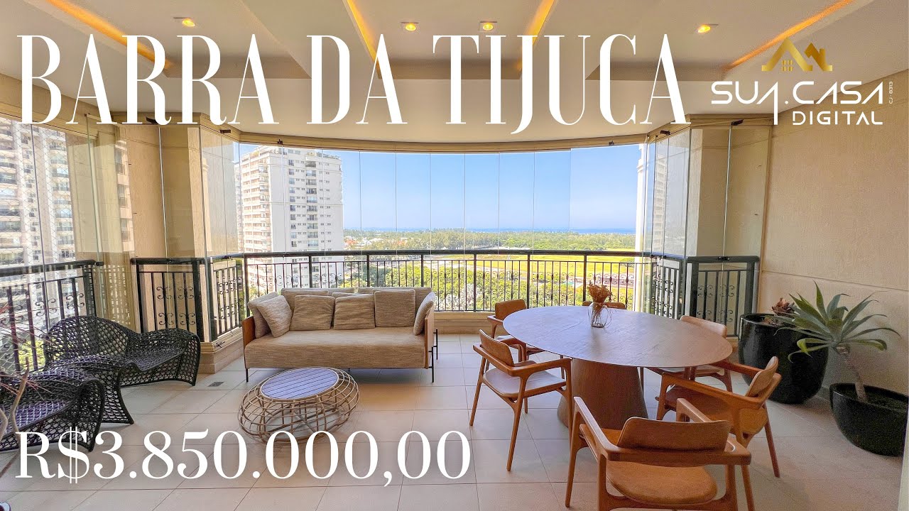 APARTAMENTO DE LUXO REFORMADO NA BARRA DA TIJUCA | TOUR SUA CASA DIGITAL