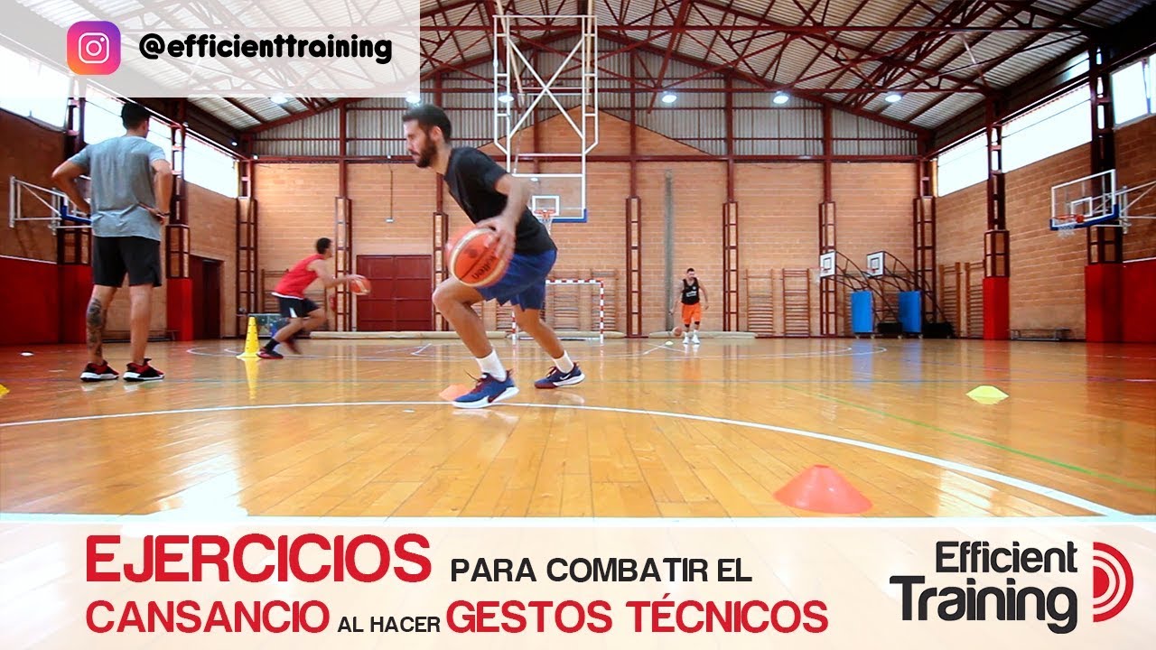 Resistencia específica baloncesto. Mantén tu rendimiento técnico durante todo el partido.