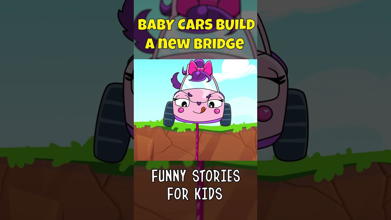 Oh no! The bridge is gone! 🙀 #animation #trackforkids #cartoon