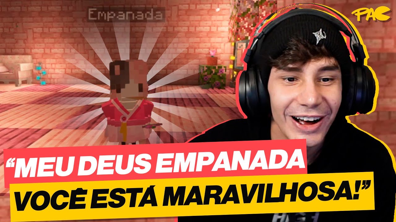 PAC reagindo a NOVA SKIN da EMPANADA no QSMP !!