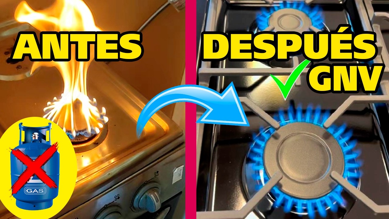 CONVERSIÓN DE COCINA A GAS NATURAL | GLP A GAS NATURAL muy facil
