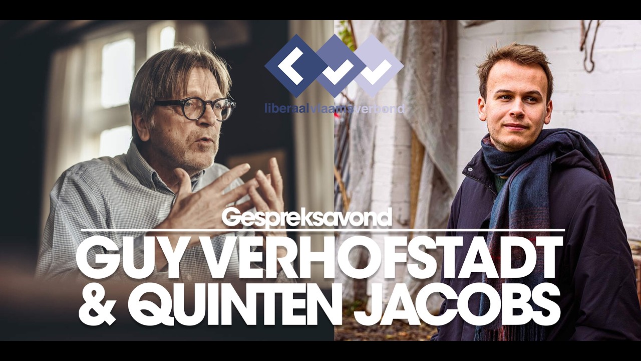 Gespreksavond met Guy Verhofstadt (De burger in opstand) en Quinten Jacobs (Het betonnen beleid)