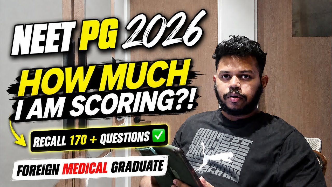 How much I am Scoring Neet Pg 2026 🔥 😱✅| Recall Neet pg 2026 ✅ 