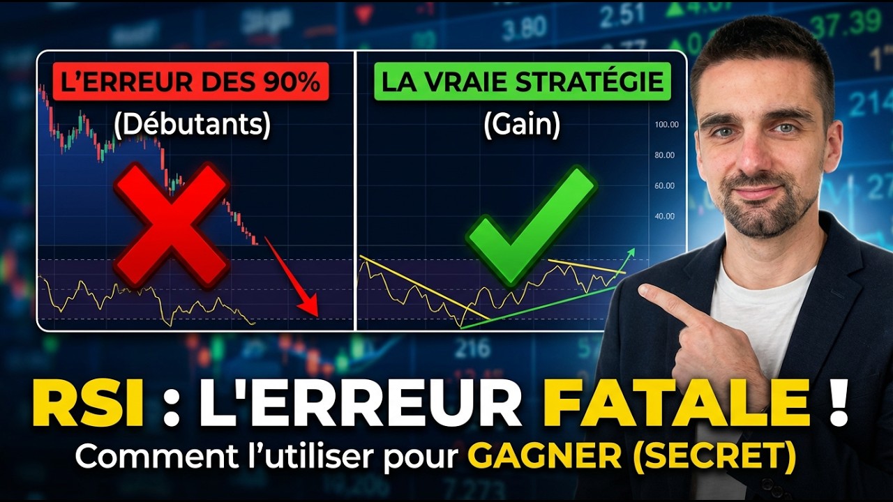 RSI : l'erreur que font 90% des traders d&eacute;butants