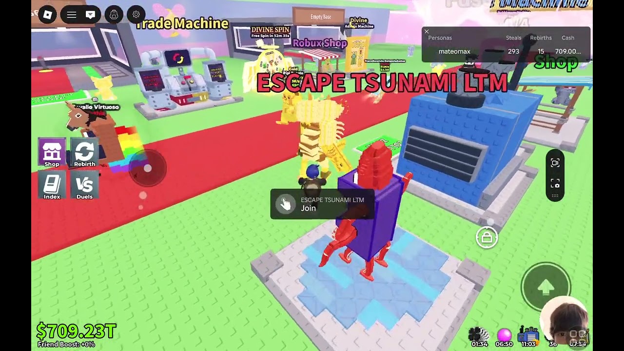 Admin abuse de steal a brainrot