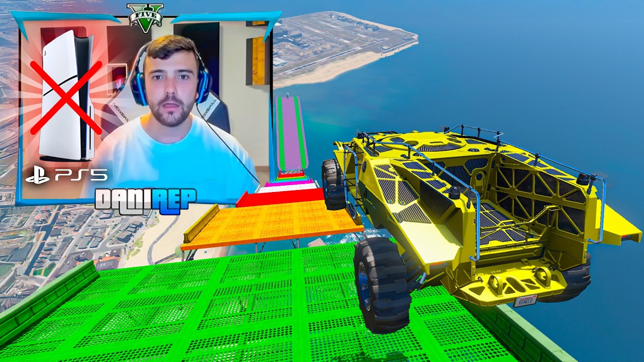 MEGA RAMPA PERO SI ME CAIGO APAGO LA PS5 - GTA 5 ONLINE