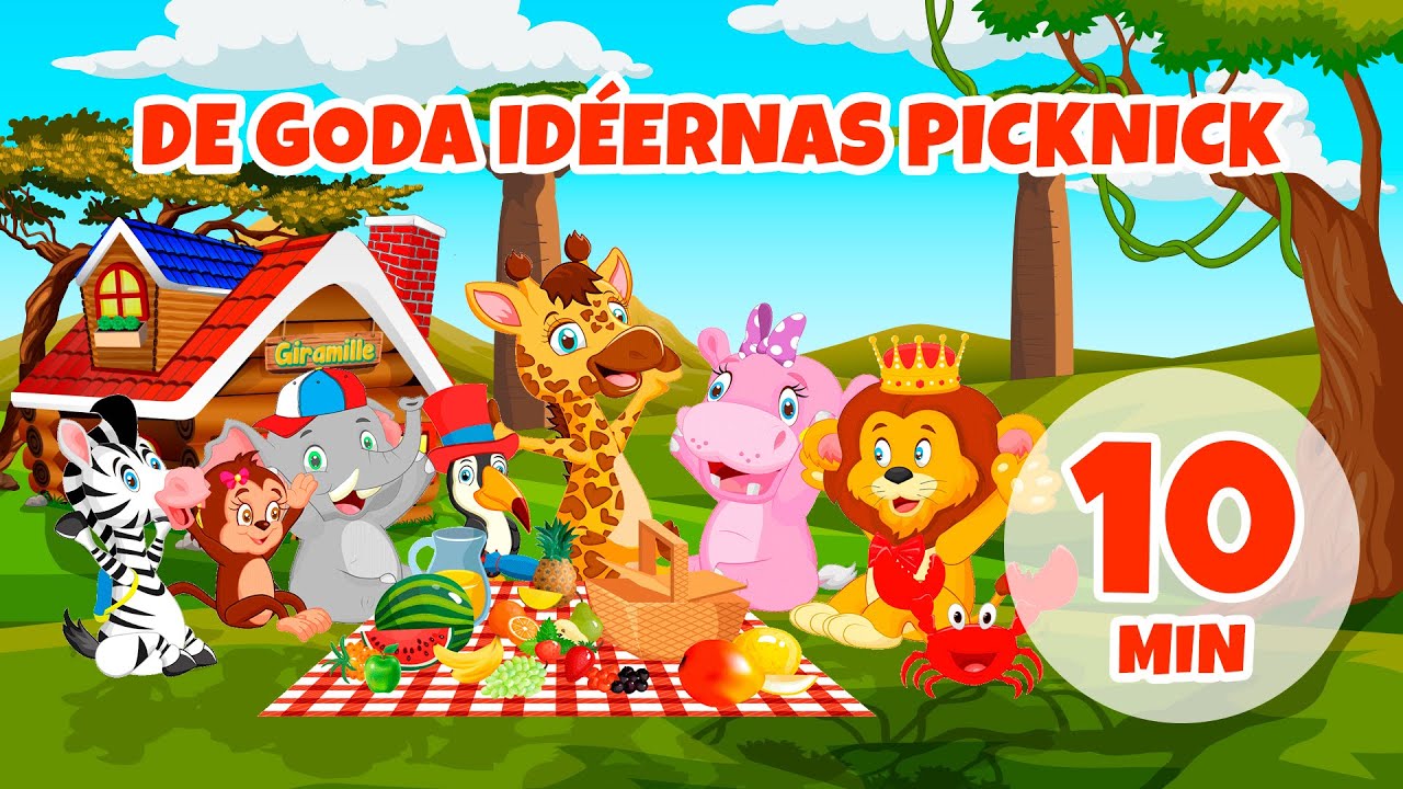 De goda idéernas picknick - 10 min Giramille | Barnvisor och sånger för barn