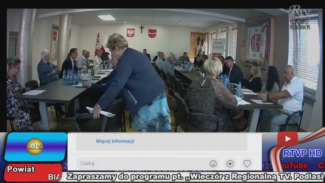 Program na żywo ,,wieczór z Regionalna TV. Podlasie