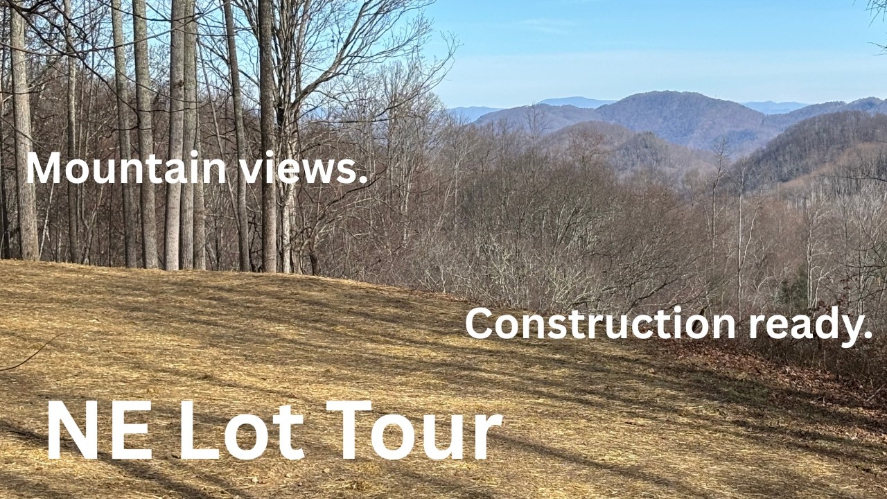 FOR SALE: Buildable Mountain Land with Views | Appalachian Springs (NE Lot)