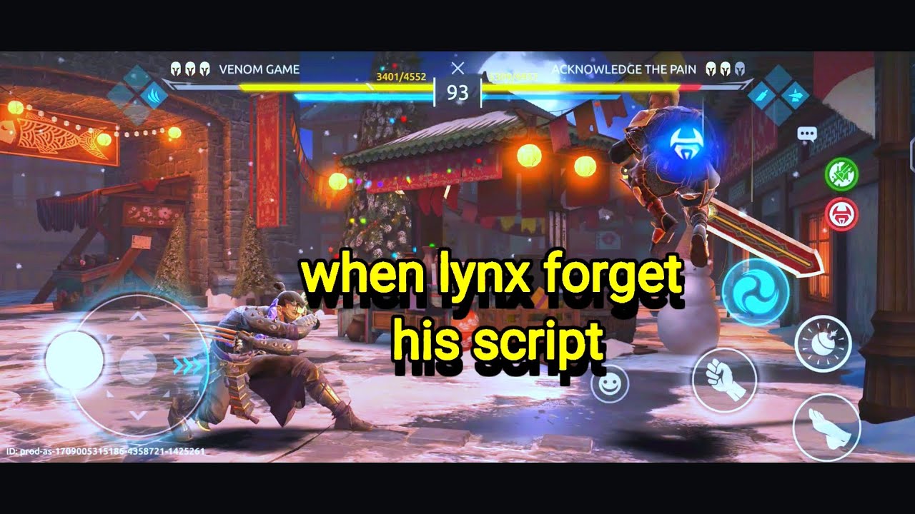 LYNX GOT NO CHILL ||  VENOM GAME VS NSG ENIGMA RED EYE IN THE END || SHADOW FIGHT ARENA