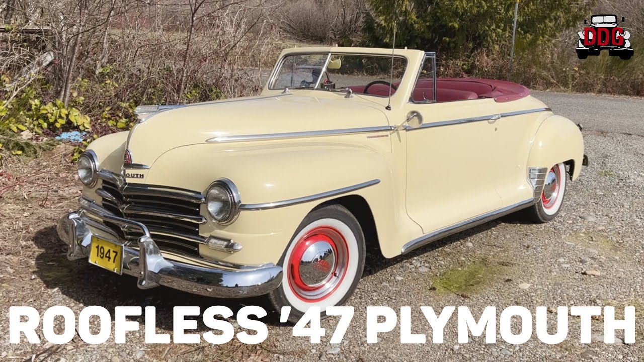 1947 Plymouth Super Deluxe Convertible “Hotrod” Tune ‘n’ Drive!
