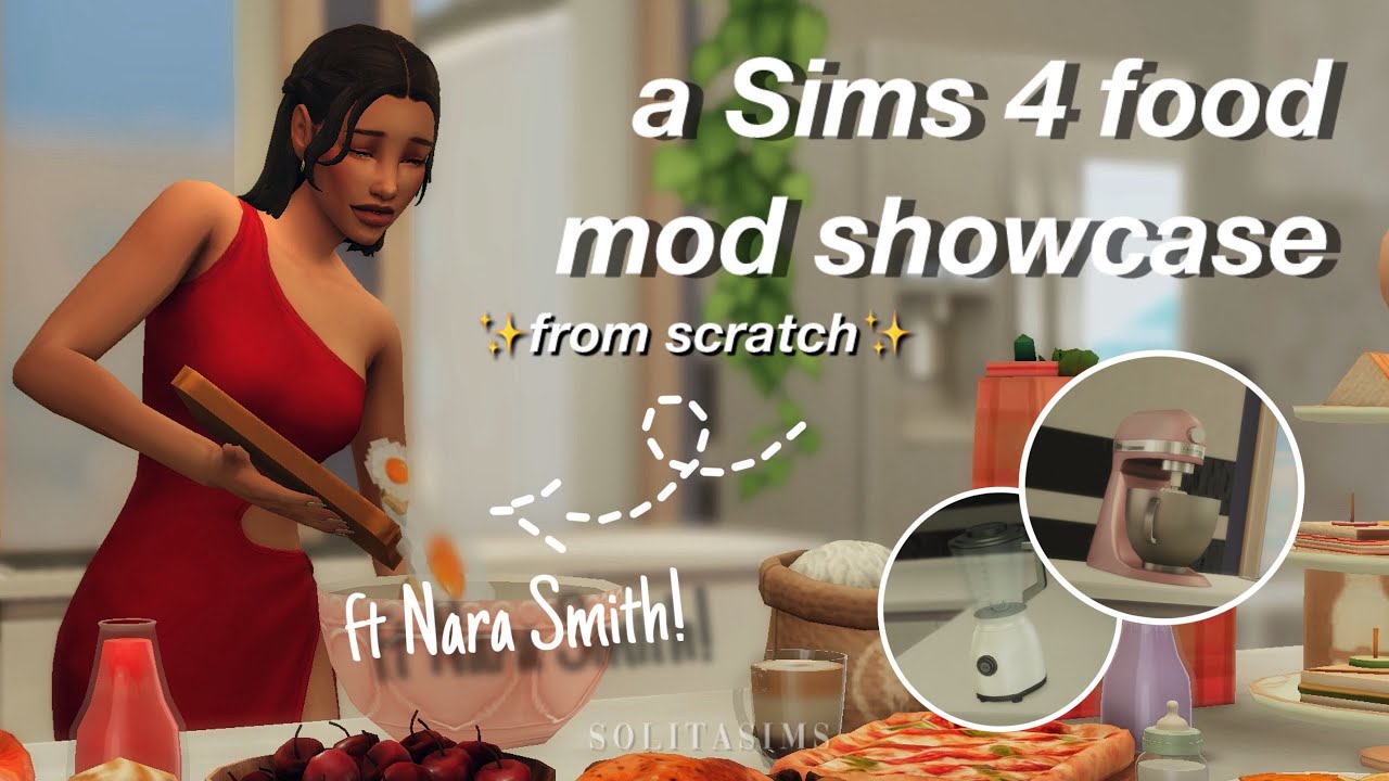 15+ Sims 4 food mods Nara Smith would approve of || Sims 4 mod showcase