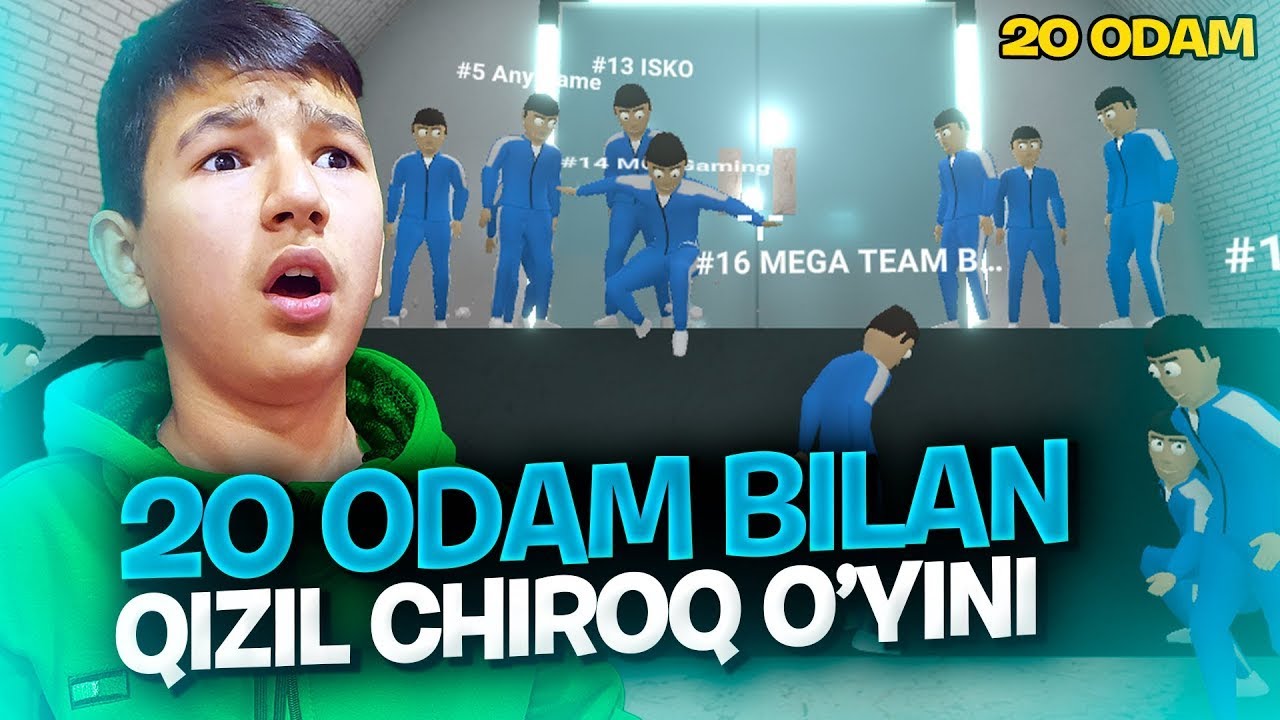 20 TA ODAM BILAN QIZIL CHIROQ ● CRAB GAME